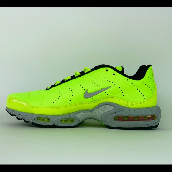 Nike Air Max Plus PRM TN Volt/Matte Silver/Grey - Picture 7 of 8